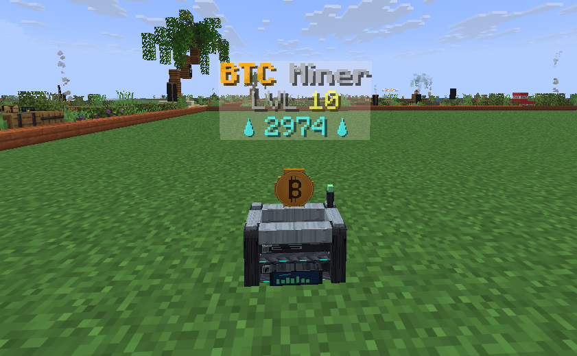 Platzierter Miner